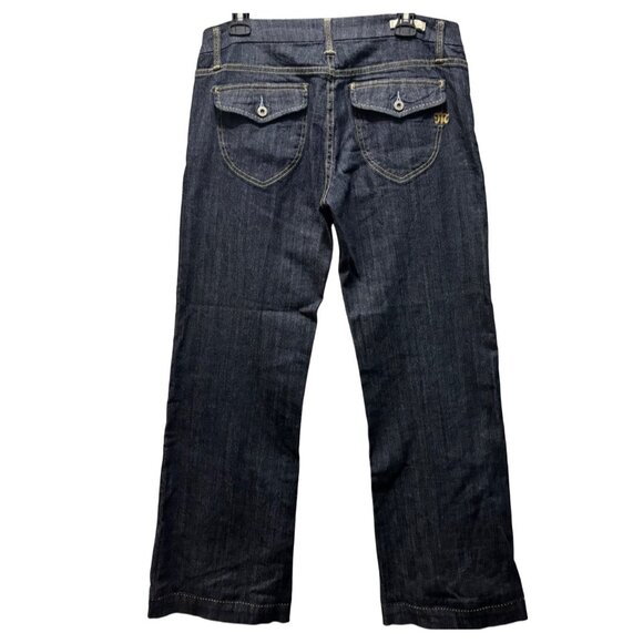 Miss Me Womens Blue Denim Geneva Wide Leg Jeans Size 31 - Picture 2 of 9